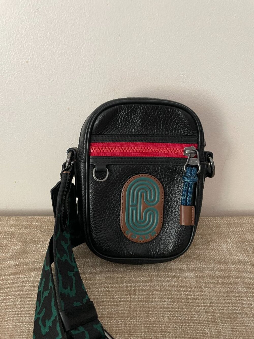 COACH Pebble Leather Dylan 10 Crossbody Bag